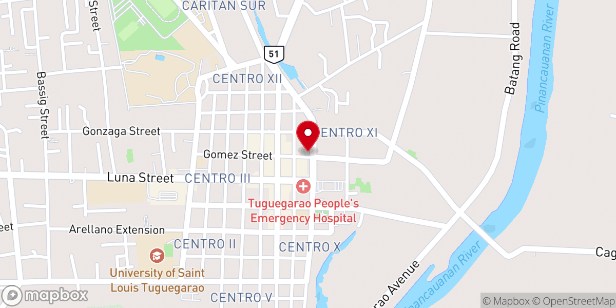 Map showing location of THE WAY CHURCH CENTRE