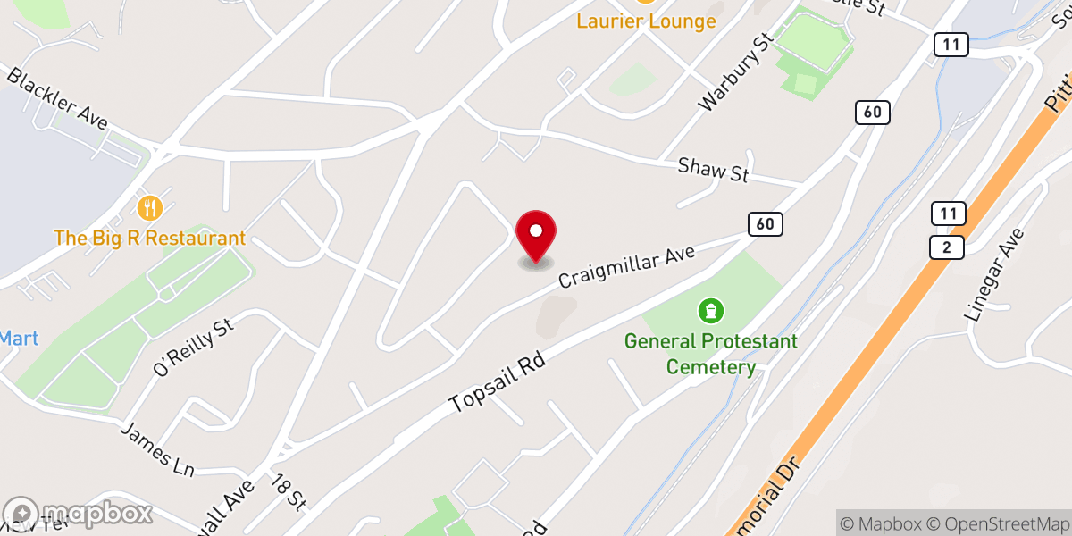 Map showing location of Saint Mary, the Virgin