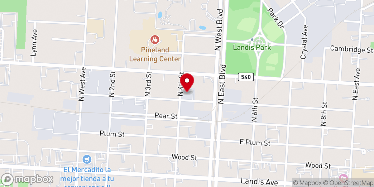 Map showing location of The United House of Prayer for All People