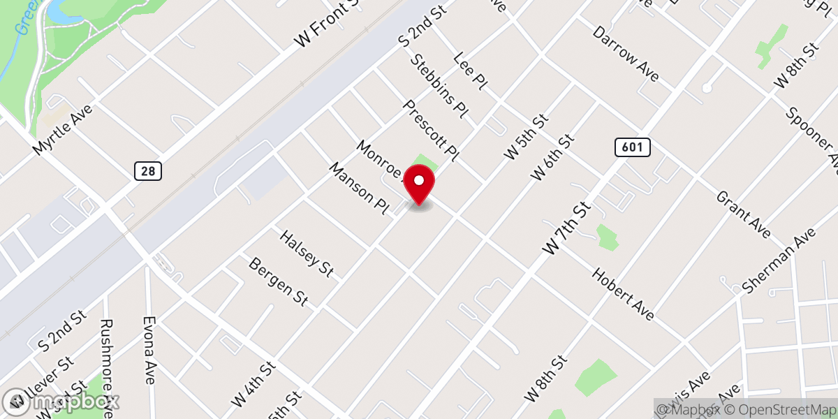 Map showing location of Plainfield Metropolitan Seventh-day Adventist Church
