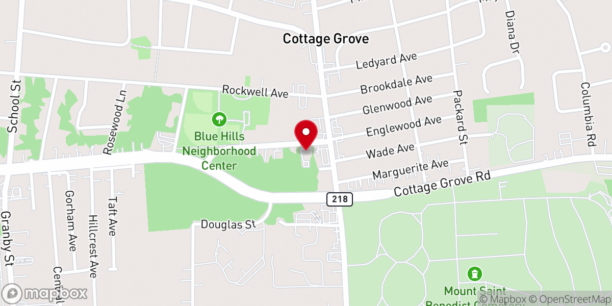 Map showing location of Living Faith Wesleyan Church