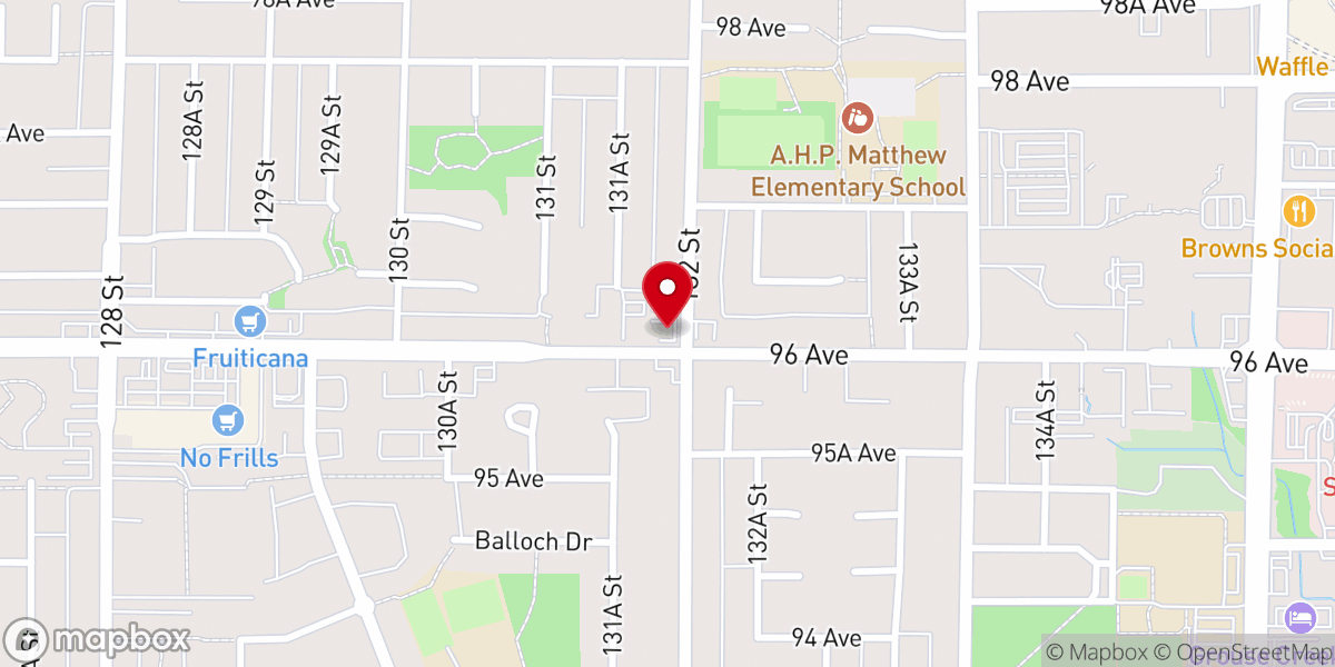 Map showing location of Saints Constantine and Helen Greek Orthodox Community Church of Surrey and Fraser Valley