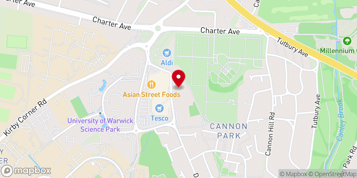 Map showing location of St Joseph the Worker Catholic Church