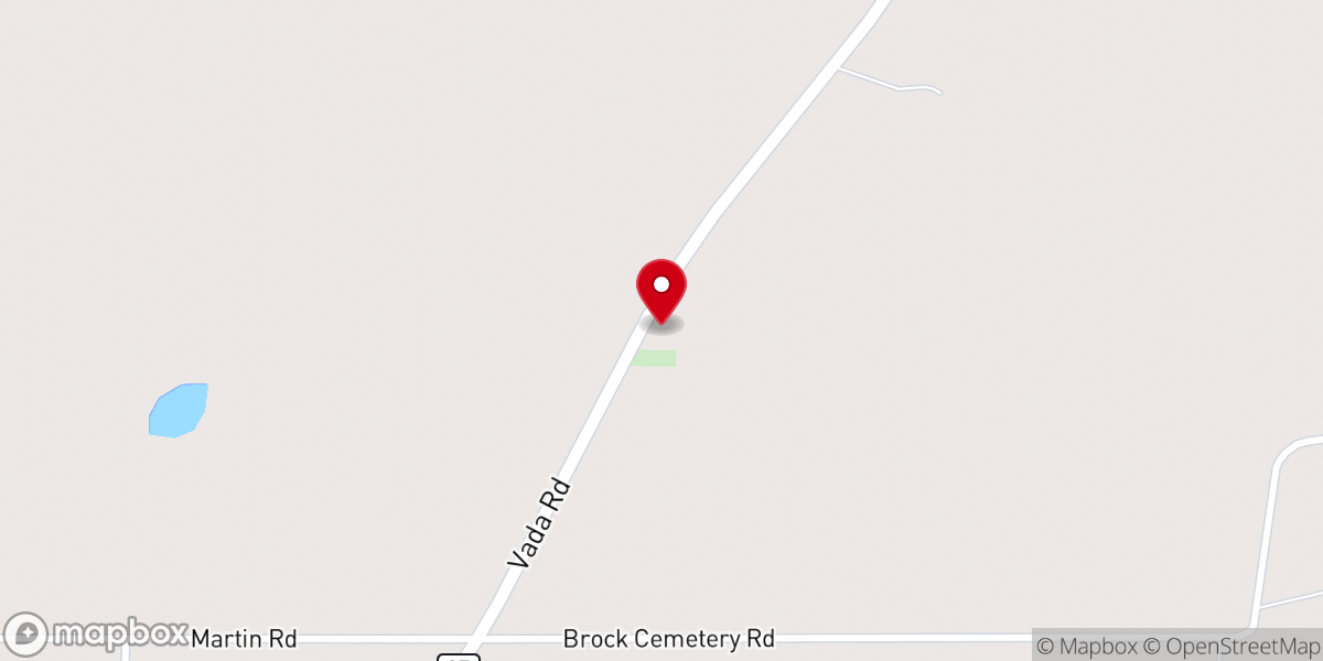 Map showing location of Sutton Chapel United Methodist Church