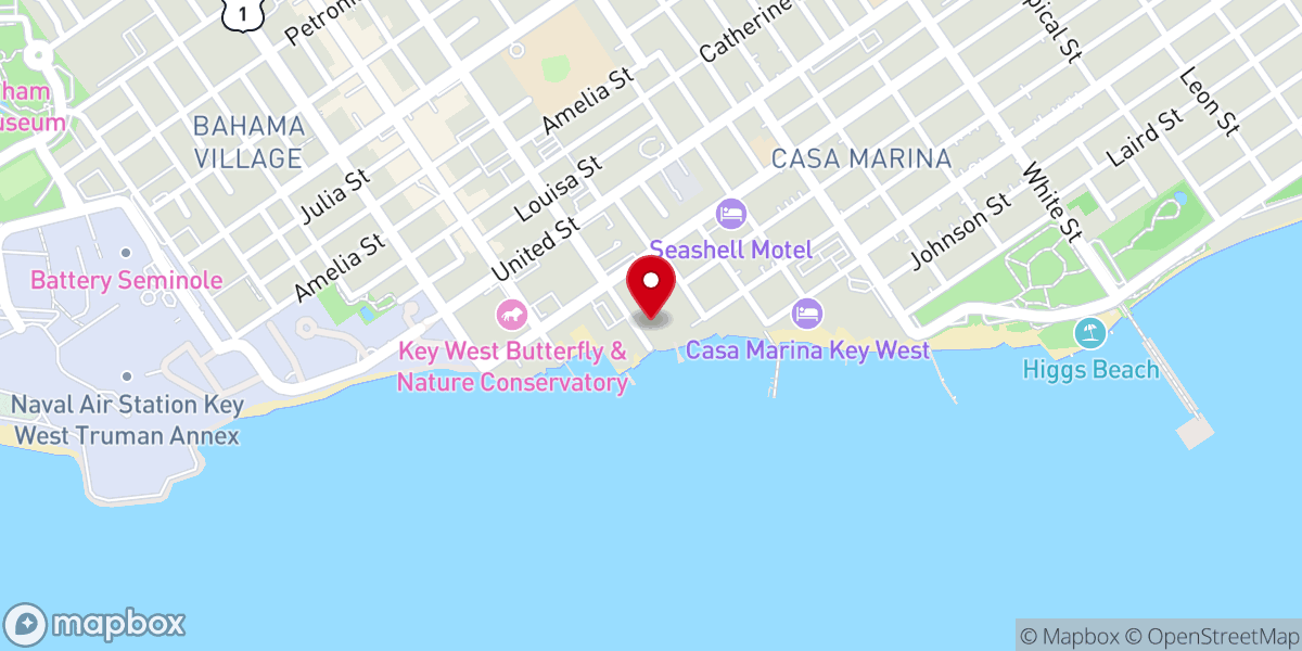 Map showing location of Weddings at The Reach KW