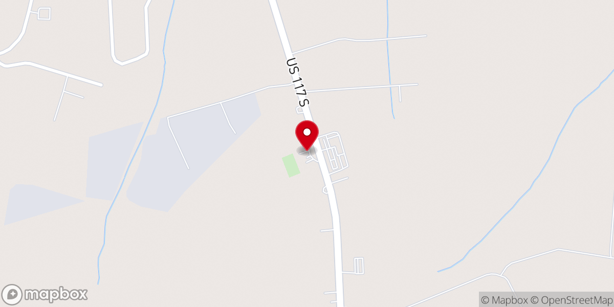 Map showing location of Catholic Charities