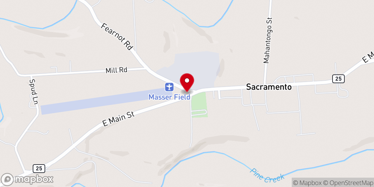 Map showing location of Saint Paul's United Church of Christ