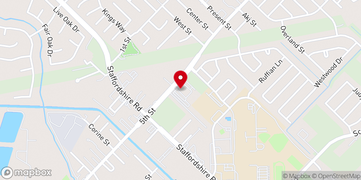 Map showing location of St. Thomas Indian Orthodox Cathedral, Houston