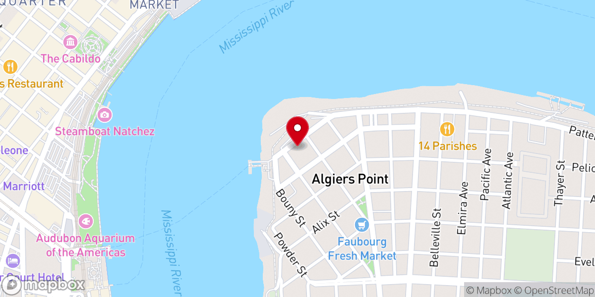 Map showing location of Second City Court