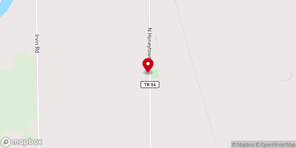 Map showing location of Chippewa Church of the Brethren