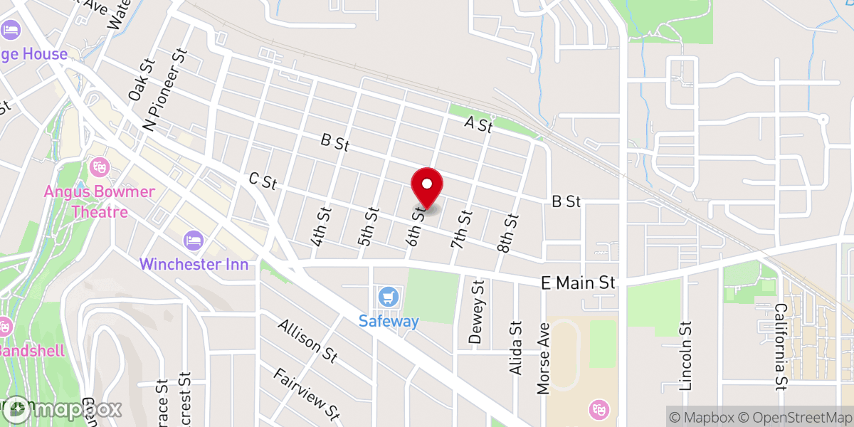 Map showing location of Family Life Bible Church