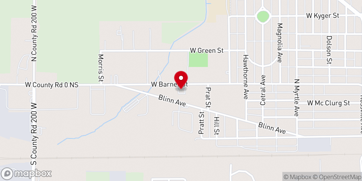 Map showing location of Frankfort Covenant Academy