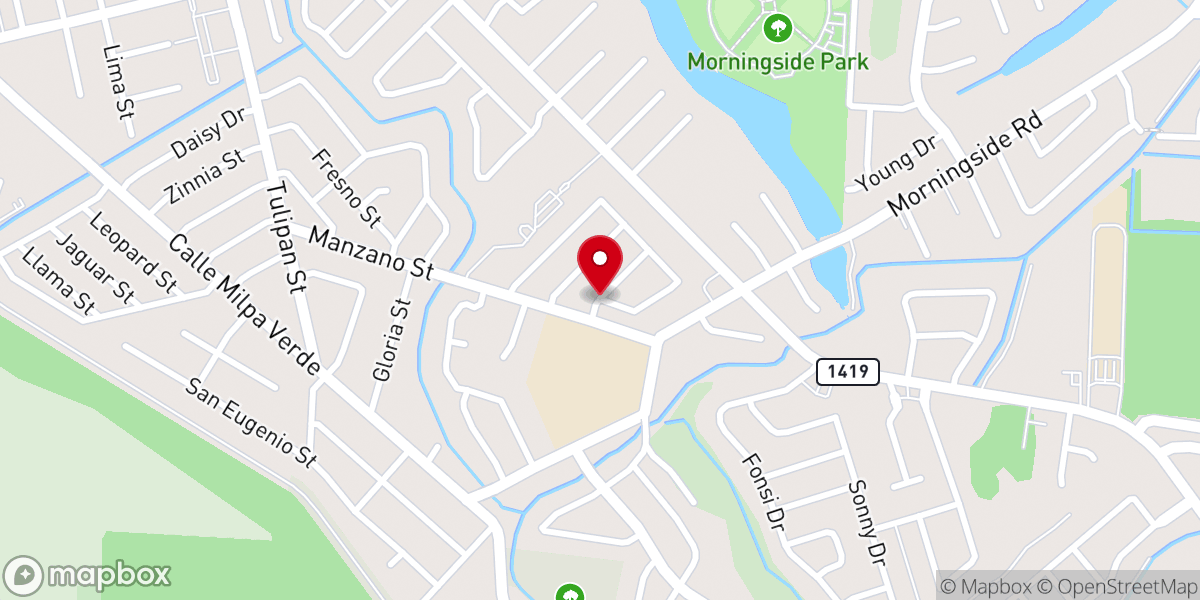 Map showing location of Dominican Sisters of St Thomes Aquinas- Brownsville