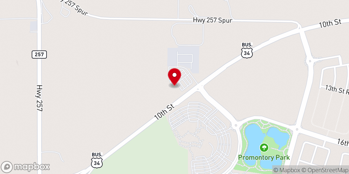 Map showing location of Greeley Tabernaculo Elohim