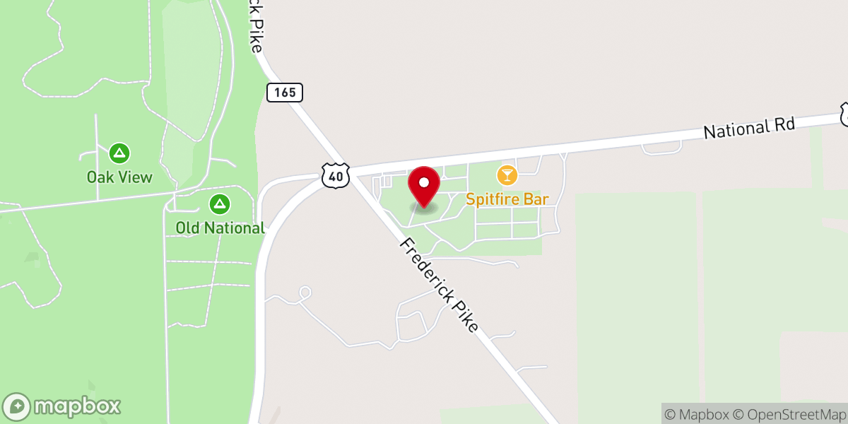 Map showing location of Polk Grove