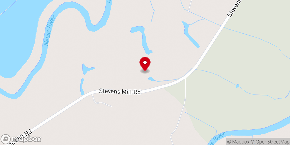 Map showing location of St Joseph Free Will Baptist Church