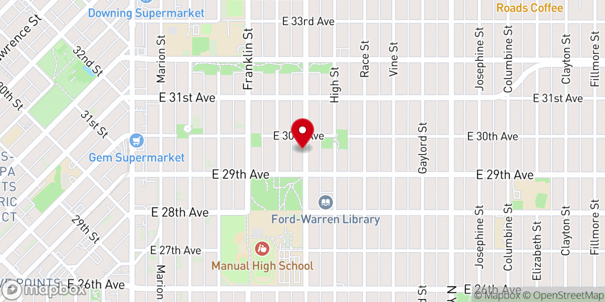 Map showing location of One Accord Movement Ministry