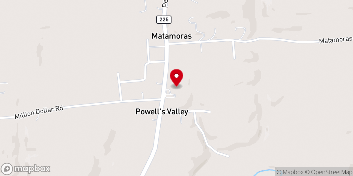 Map showing location of Calvary Fellowship Halifax
