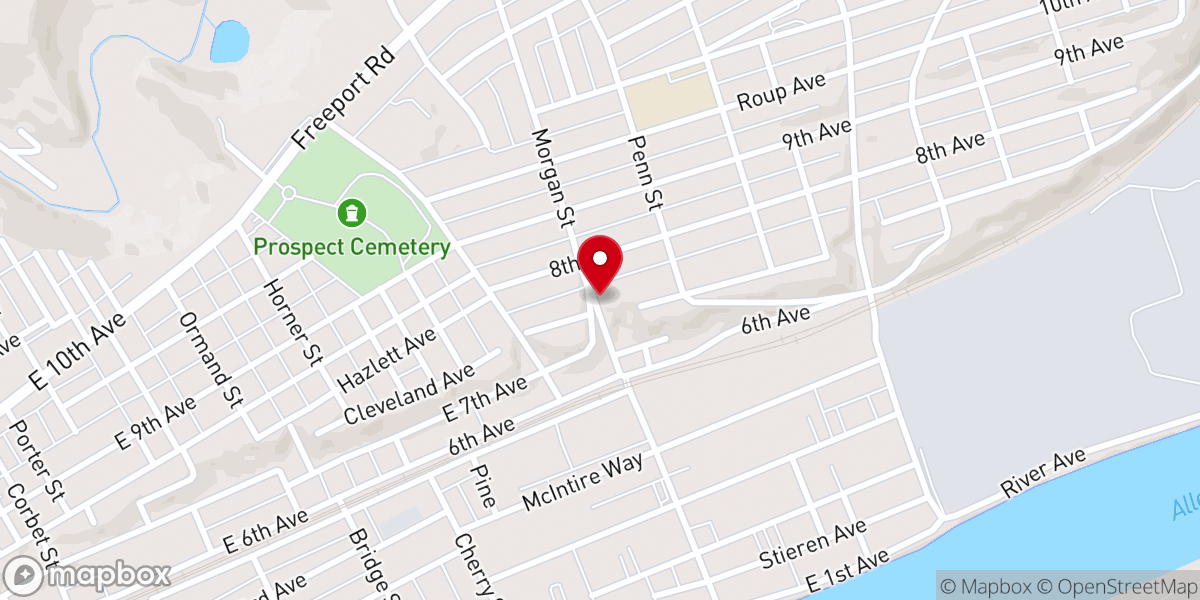 Map showing location of Carter Edward