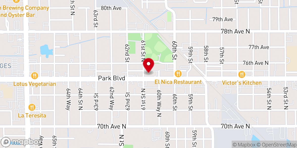 Map showing location of King Of Peace MCC