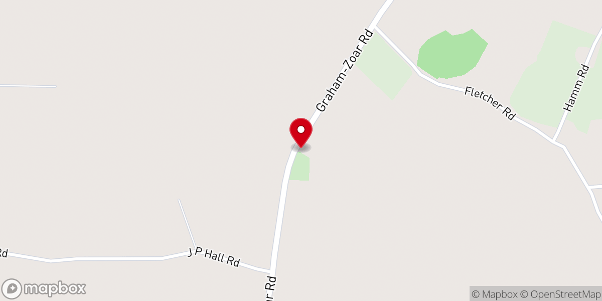 Map showing location of Morgan Chapel Missionary Baptist Church