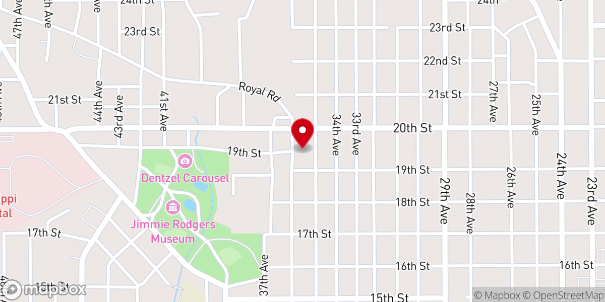 Map showing location of Highland United Methodist Church