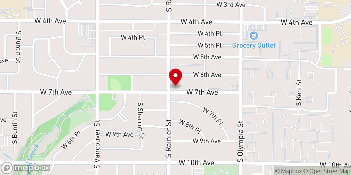 Map showing location of Bible Missionary Church