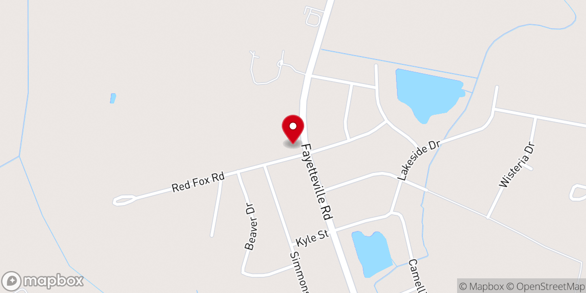 Map showing location of Church of God of Prophecy