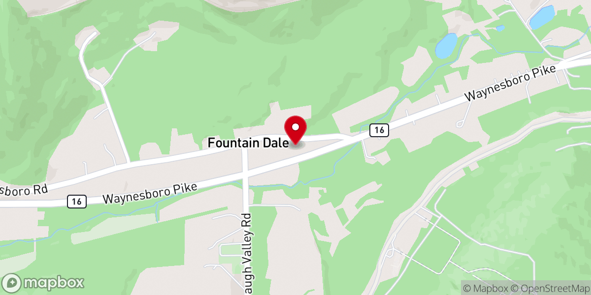 Map showing location of Wesley Chapel of Fairfield