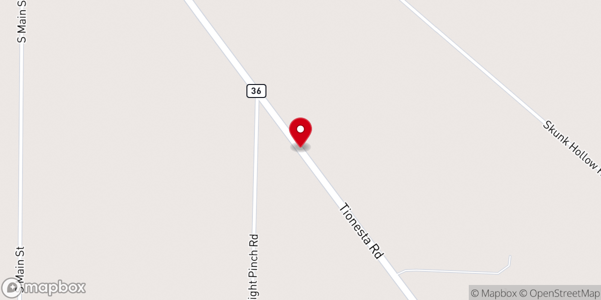 Map showing location of Craker Kenneth