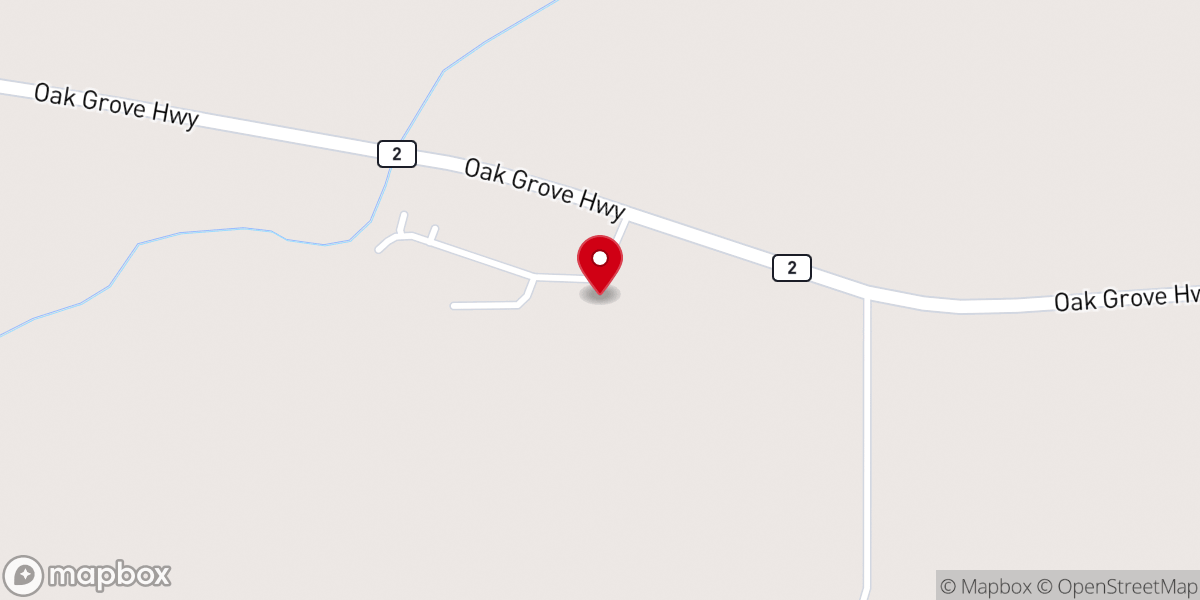 Map showing location of Greater First Church of God
