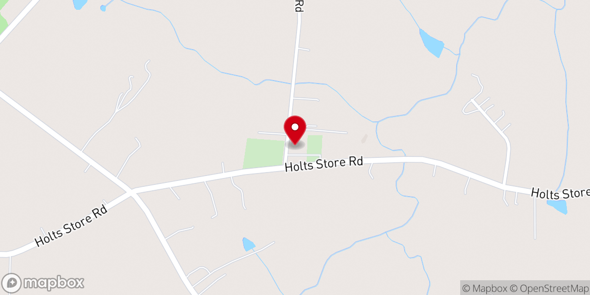 Map showing location of Brick Reformed Church