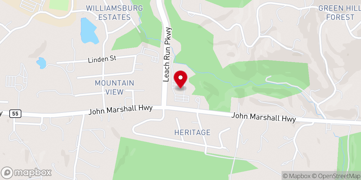 Map showing location of Dynamic Life Praise & Worship Center