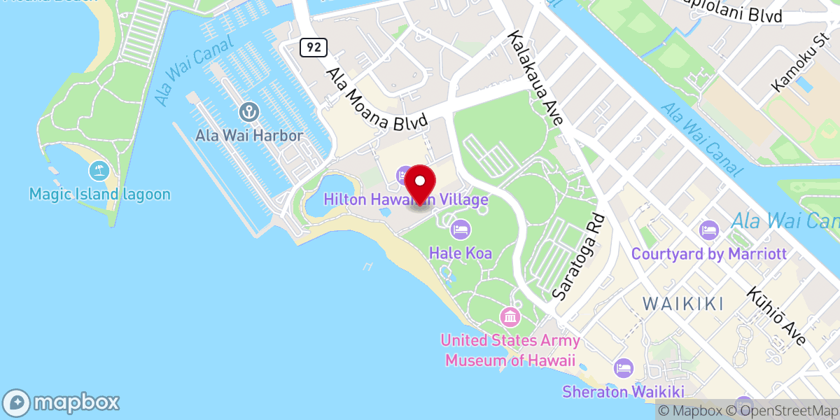 Map showing location of The AKALĀ Chapel