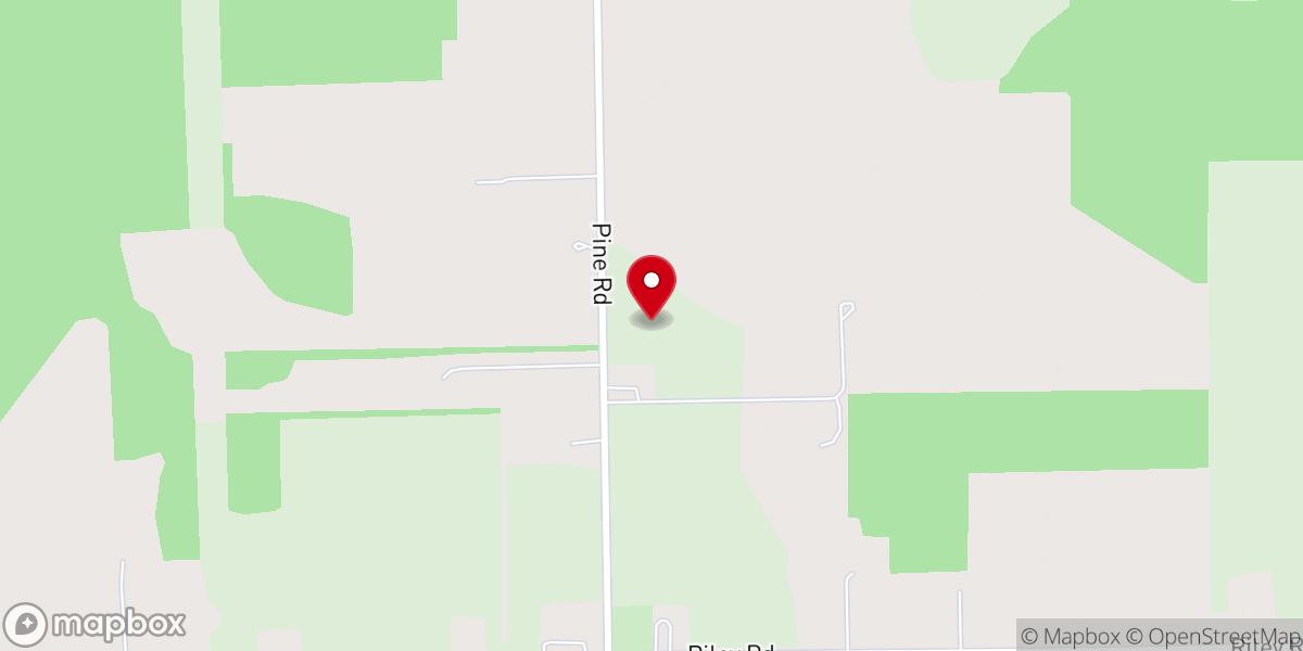Map showing location of St John's Lutheran Church Parsonage