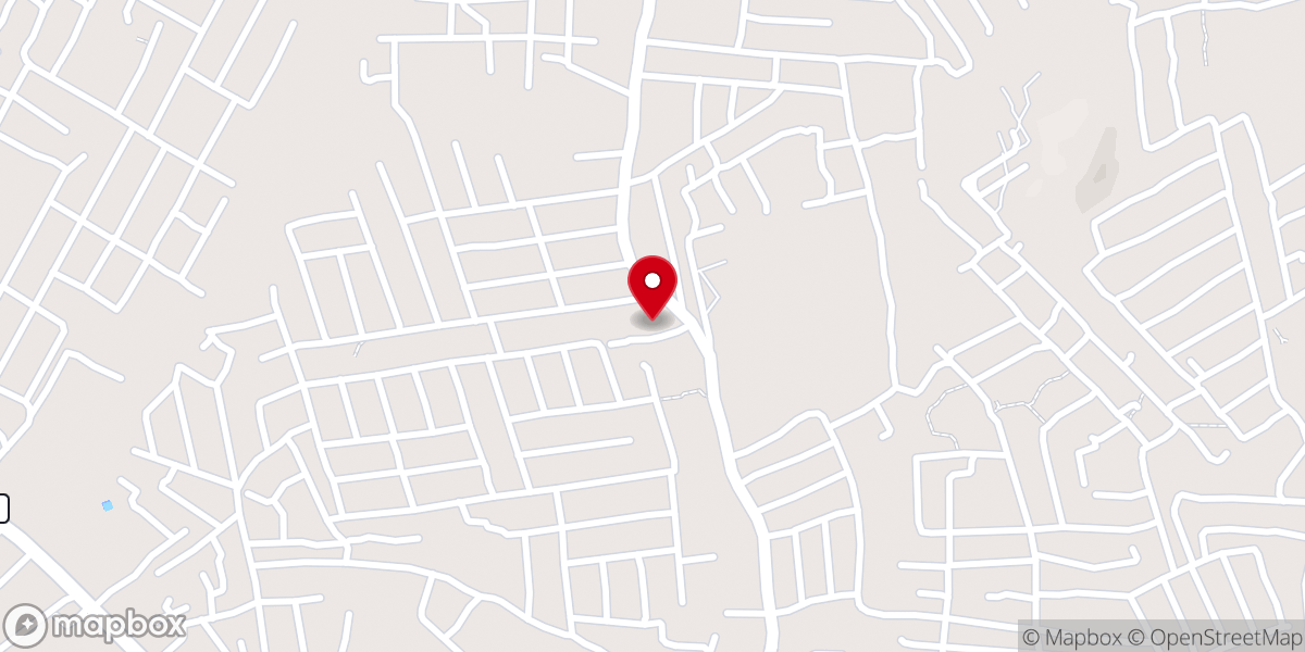 Map showing location of Greater Glory Baptist Church, Ondo city