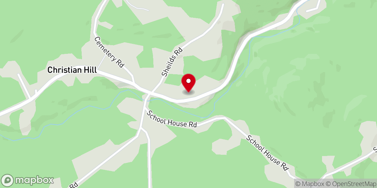 Map showing location of North River United Methodist Church