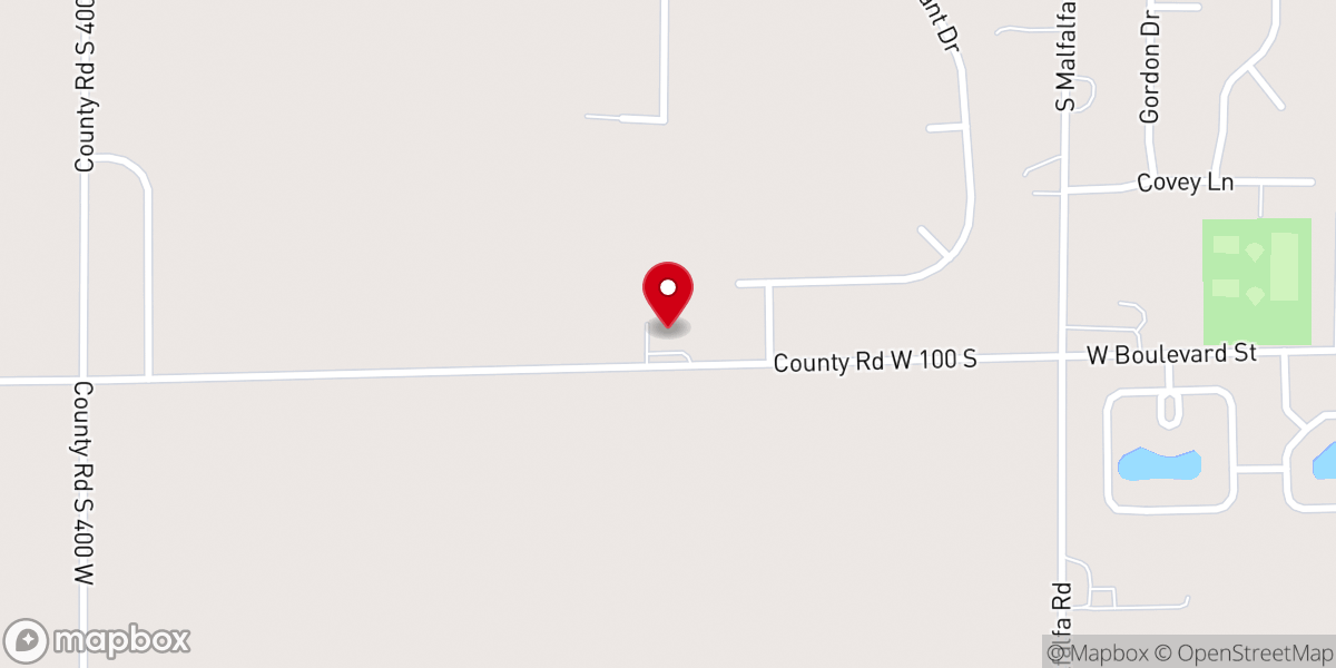 Map showing location of Westside Baptist Church and Day Care Ministry