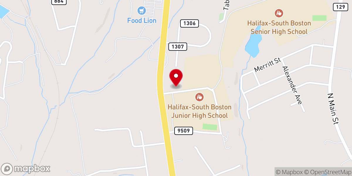 Map showing location of Faith Community Church