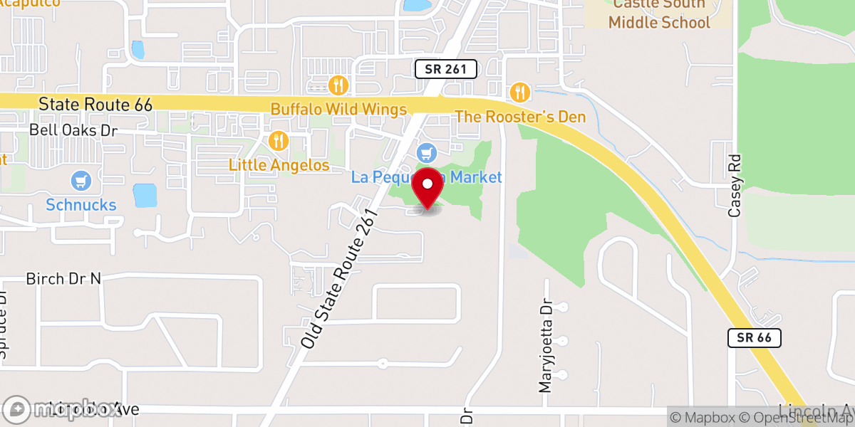 Map showing location of Sojourn Church