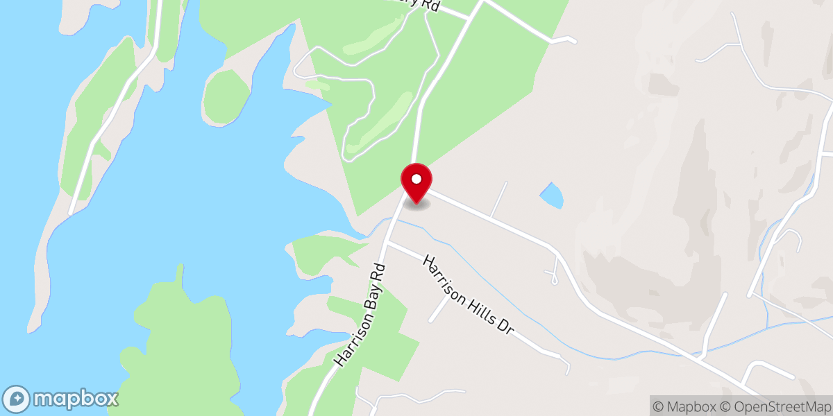 Map showing location of New Bethel Baptist Church