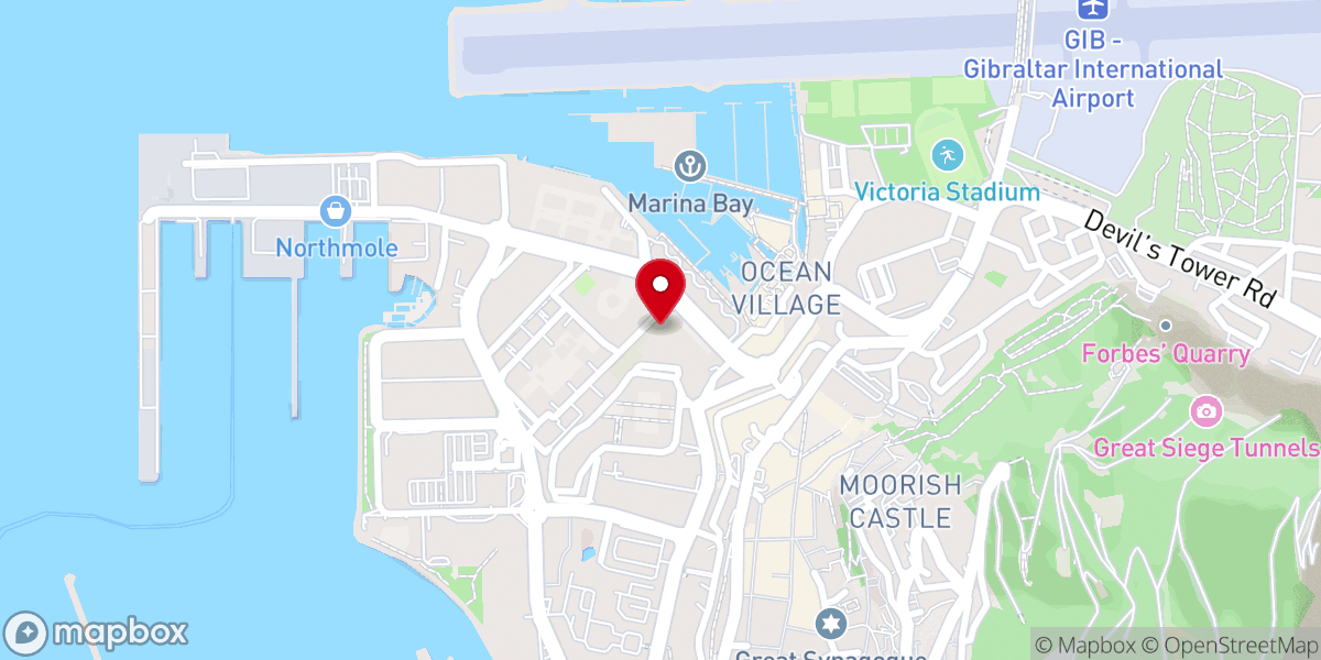Map showing location of St Paul’s Church