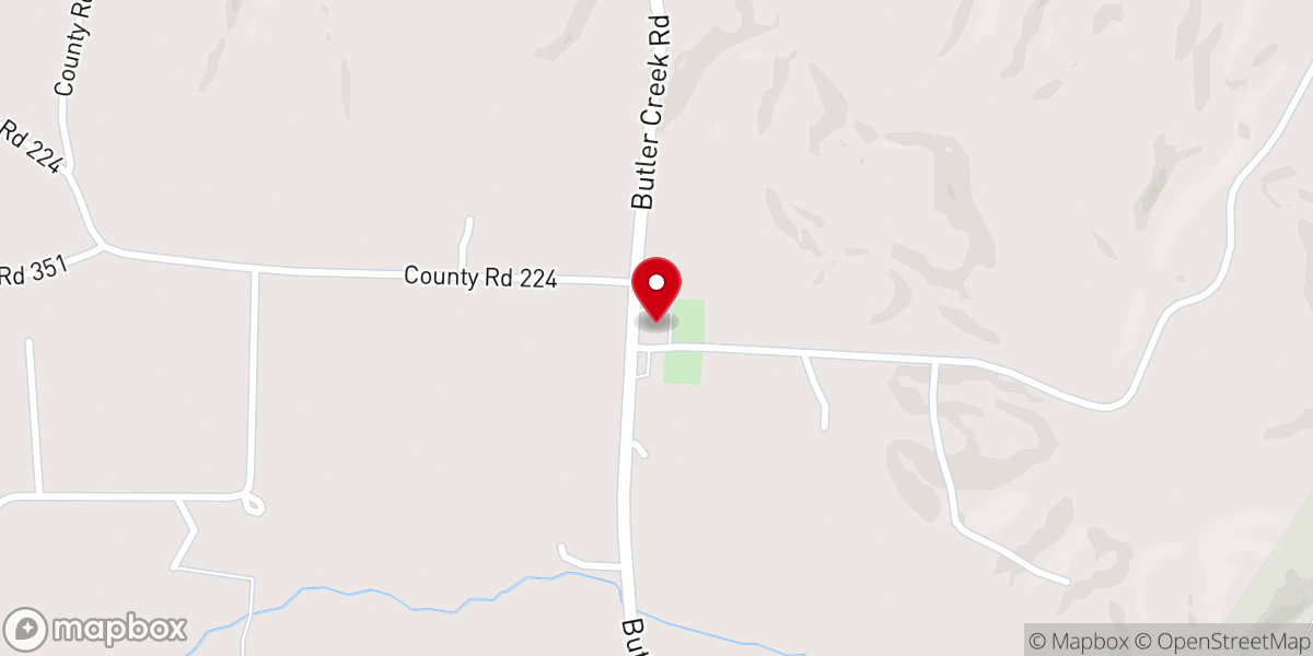 Map showing location of Mt Zion Church of Christ