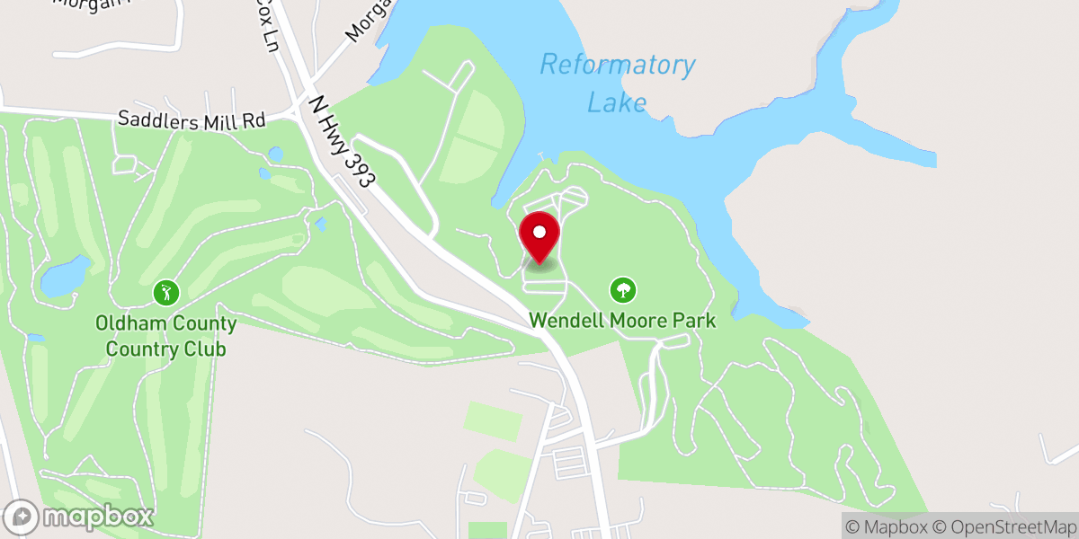 Map showing location of John W. Black Community Center