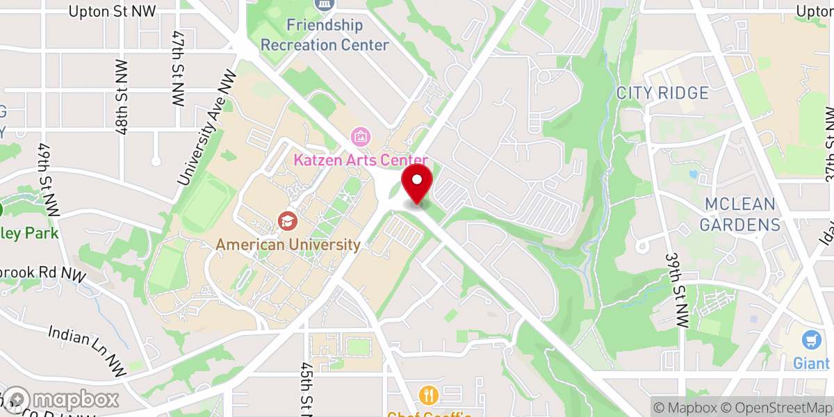 Map showing location of Machar-the Washington Congregation for Secular Humanistic Judaism
