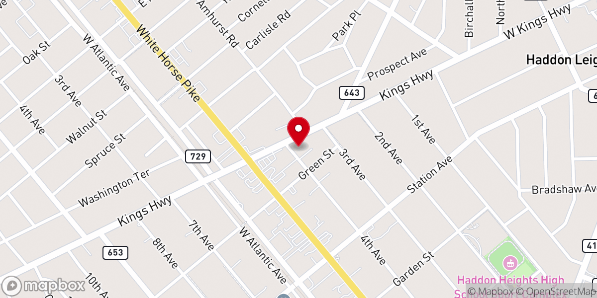 Map showing location of St Rose of Lima Roman Catholic Church/Parish