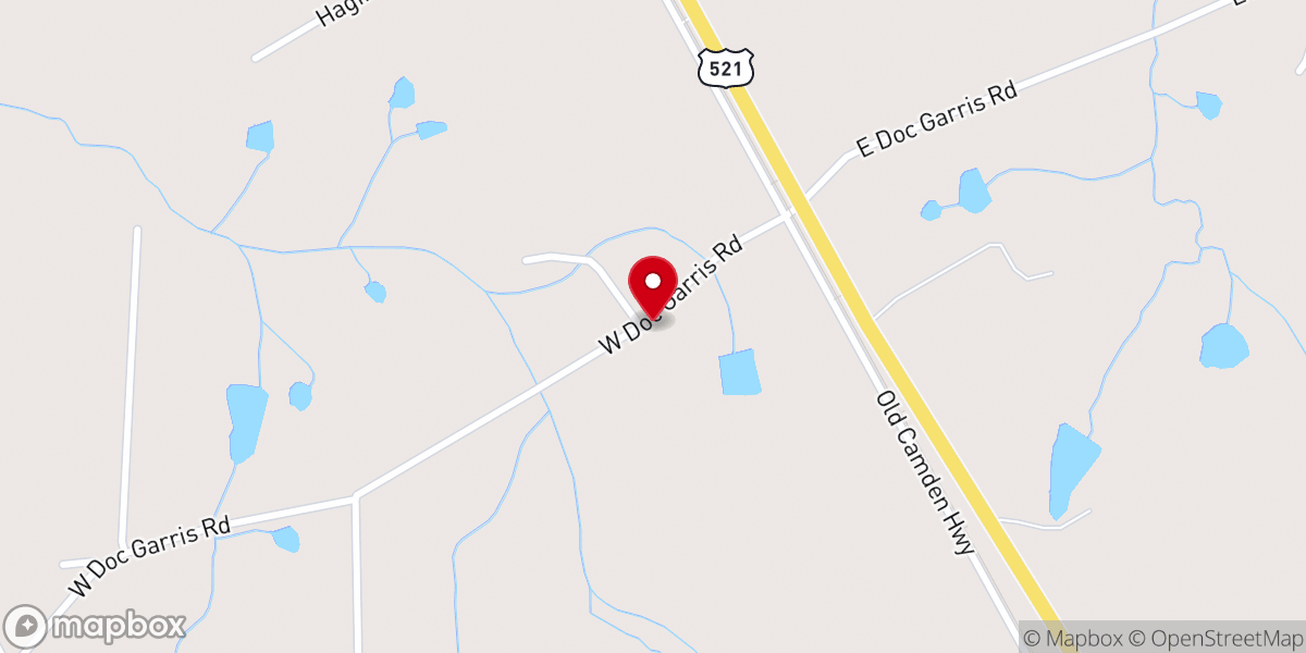 Map showing location of Mt Calvary AME Zion Church