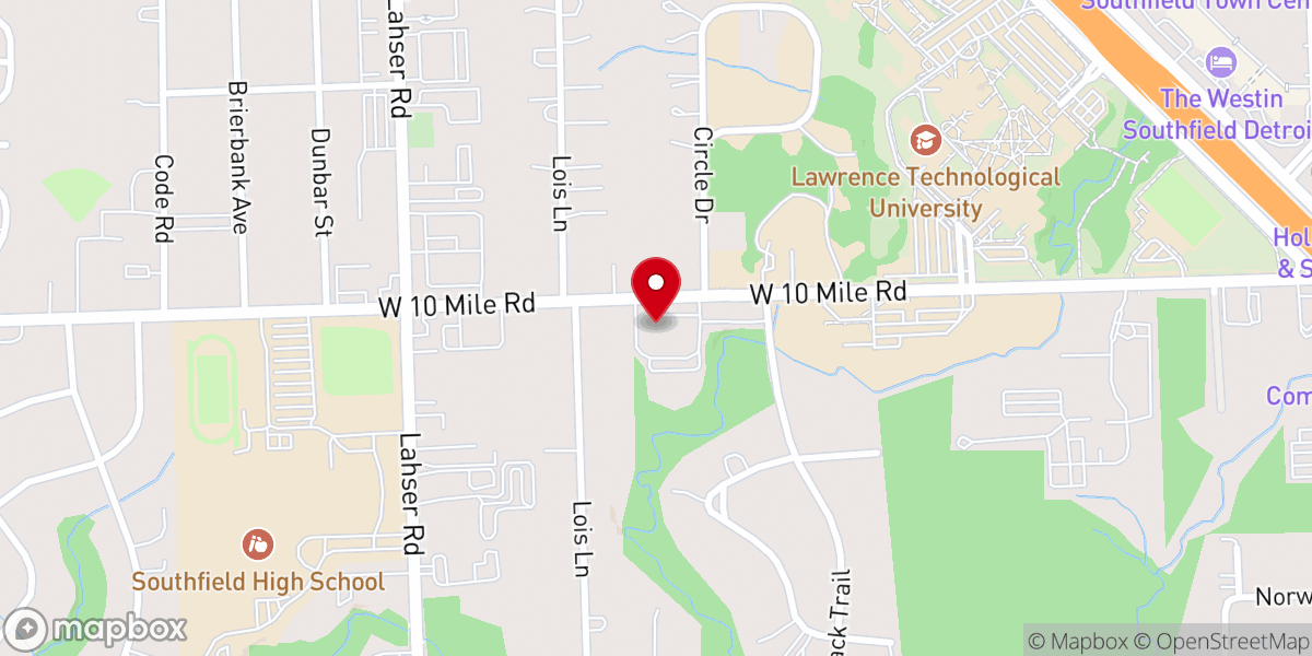 Map showing location of Kingdom Builders Christian Church