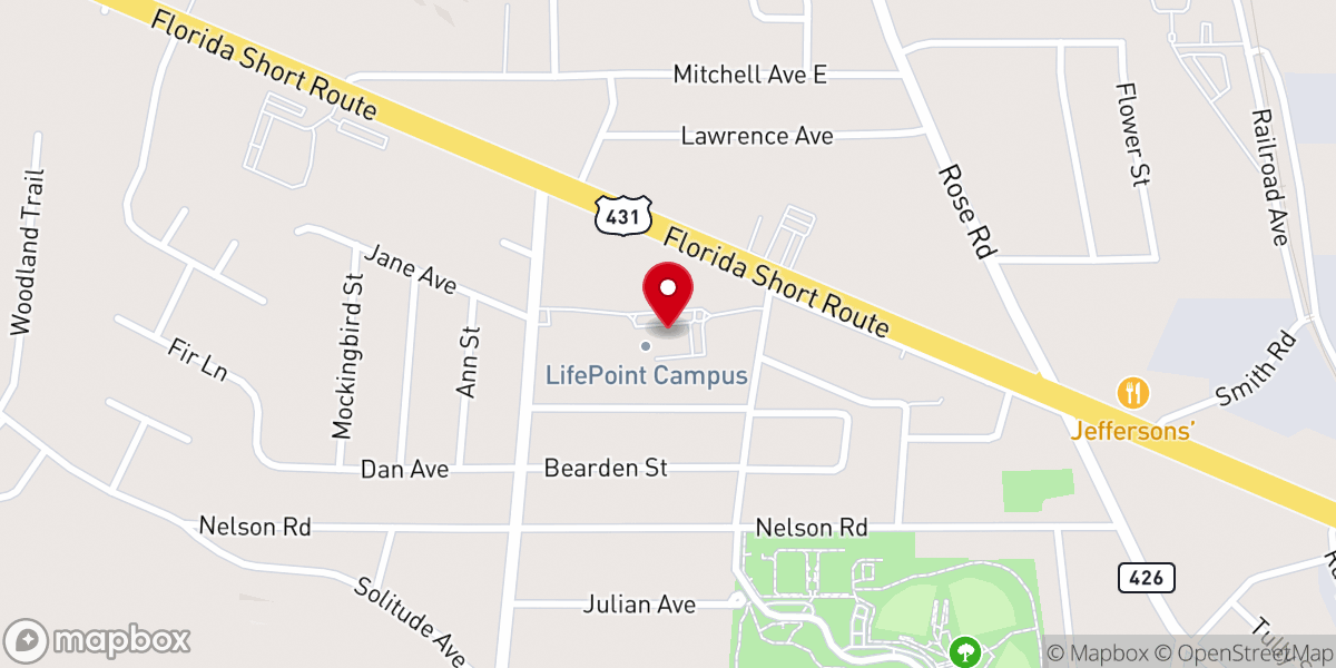 Map showing location of LifePoint