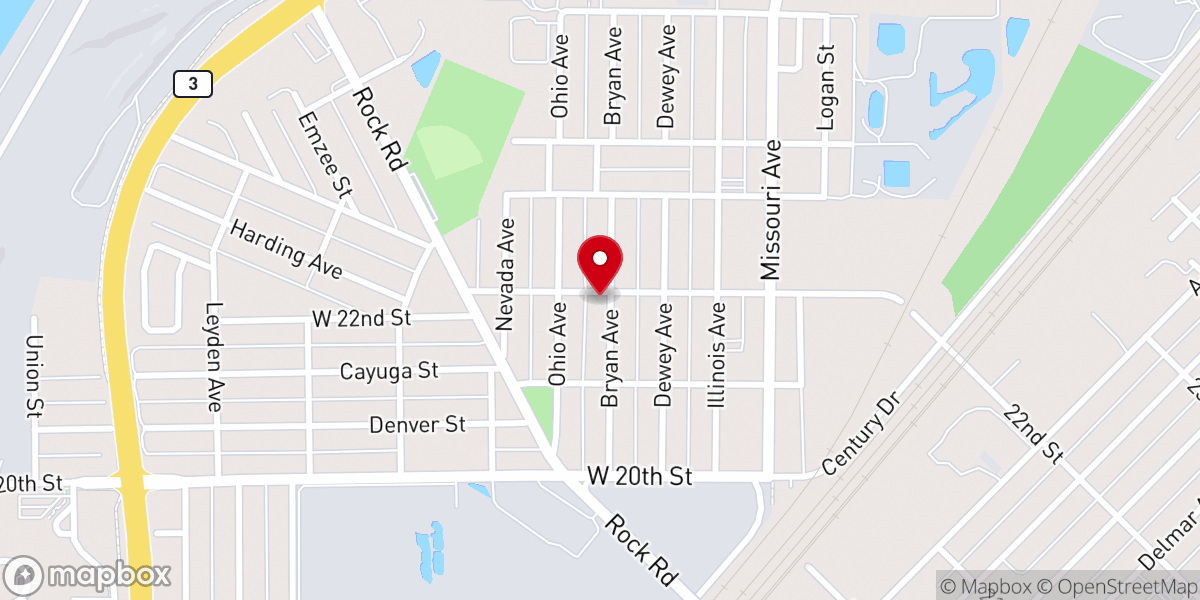 Map showing location of The House of the Lord